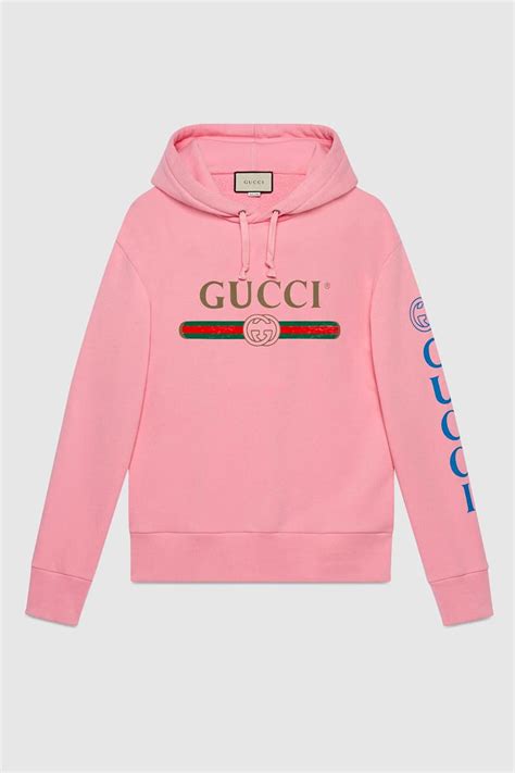 pink gucci dragon hoodie|Gucci Pink Vintage Logo Hoodie with Dragon .